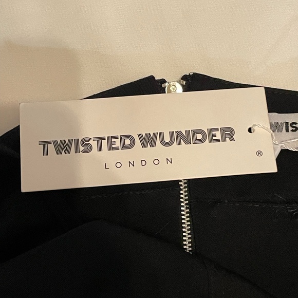 Twisted Wunder Crop Top with Faux Feathers Size 10 - Picture 6 of 9